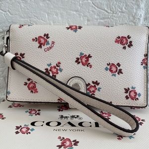 Coach Floral Bloom Wristlet